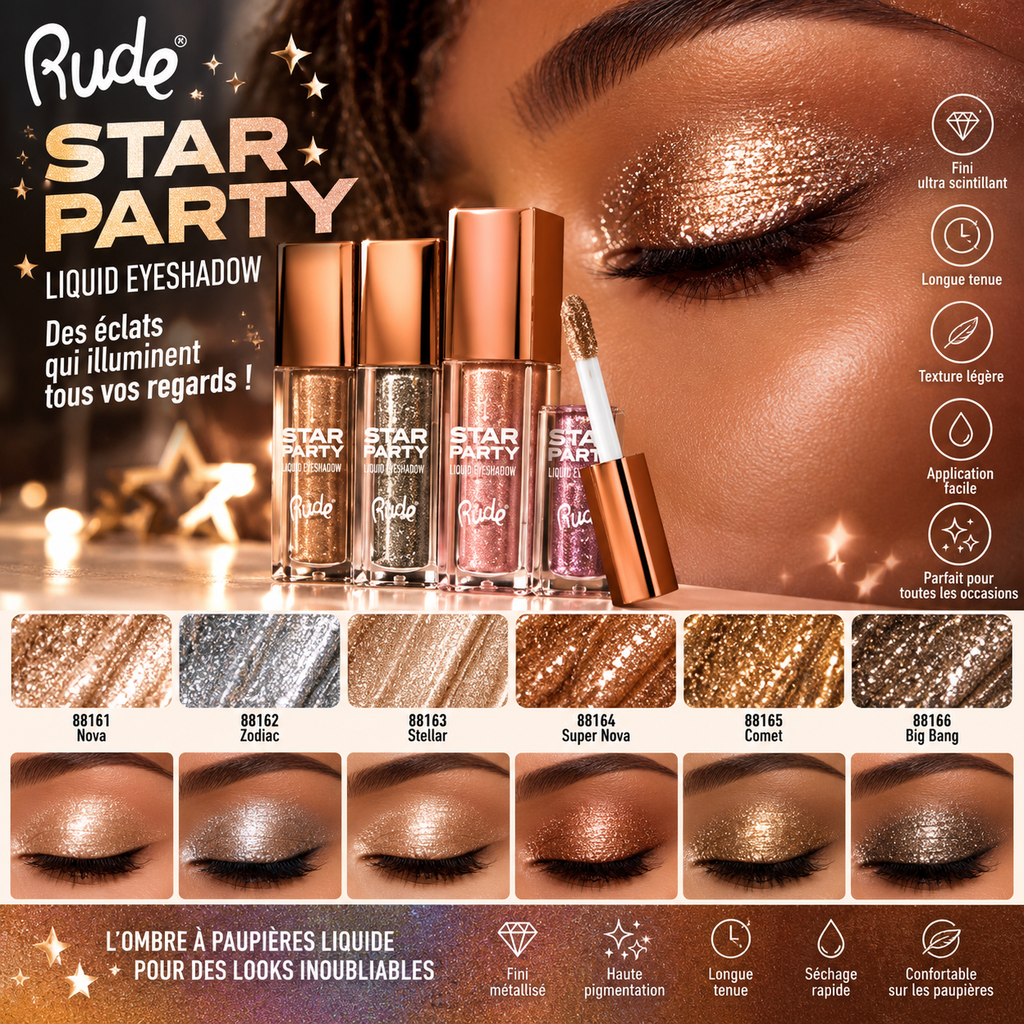Rude Star Party Liquid Eyeshadow