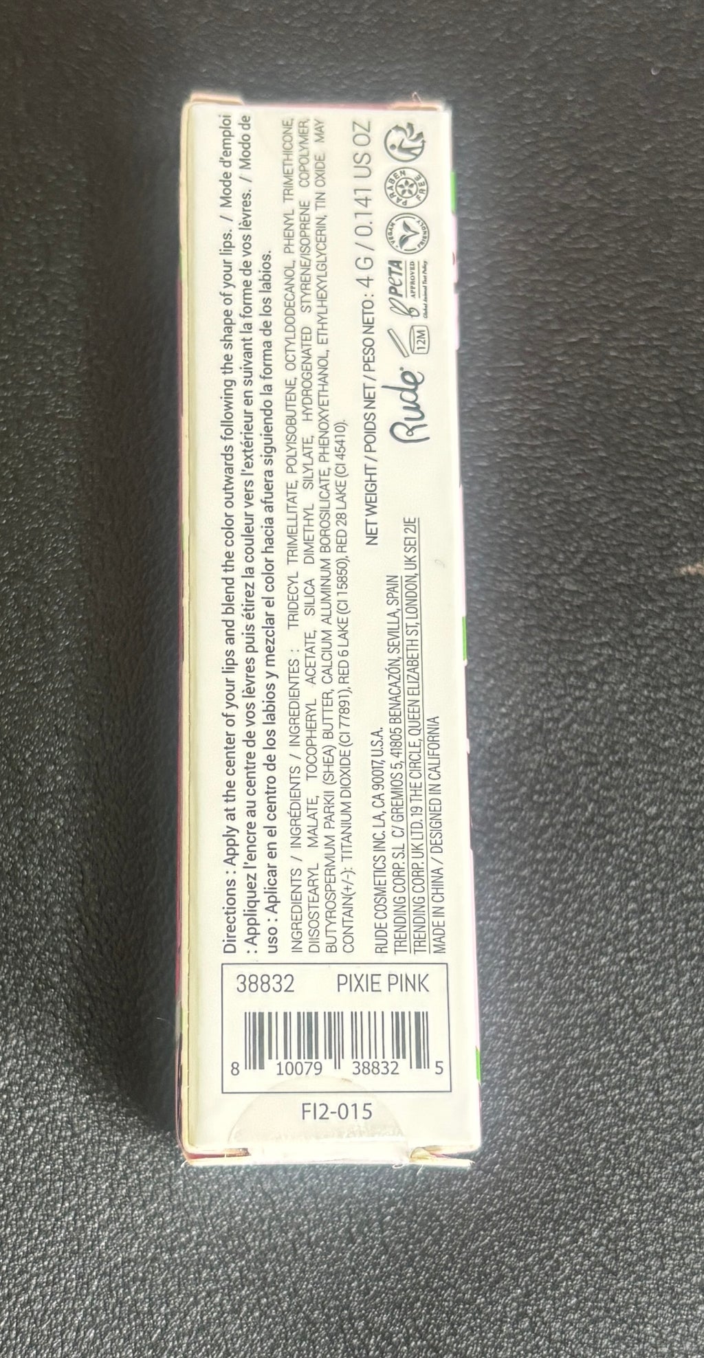 Rude Berry Juicy Lip gloss